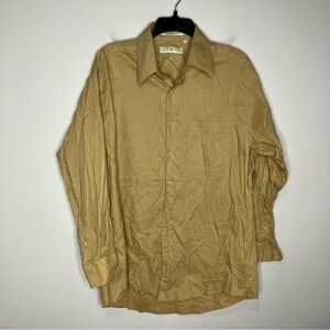 Joseph Abboud 100% Egyptian combed cotton button down shirt mens size 16.5